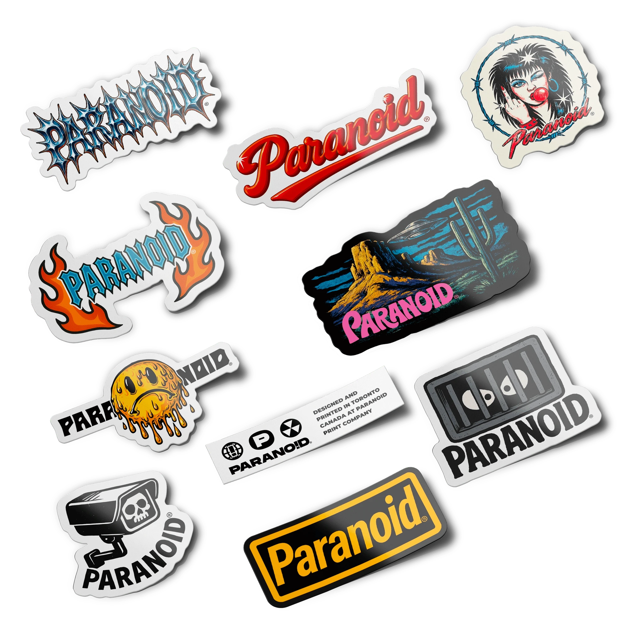 TEN YEARS GONE 10 STICKER PACK