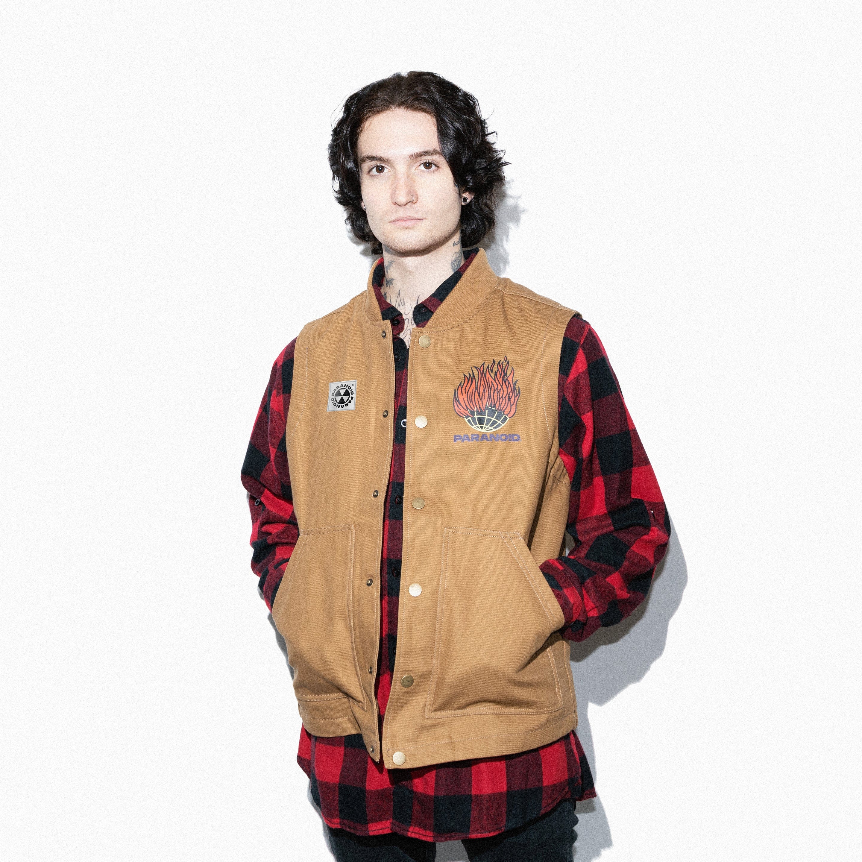 WONDERFUL WORLD INSULATED CANVAS WORK VEST