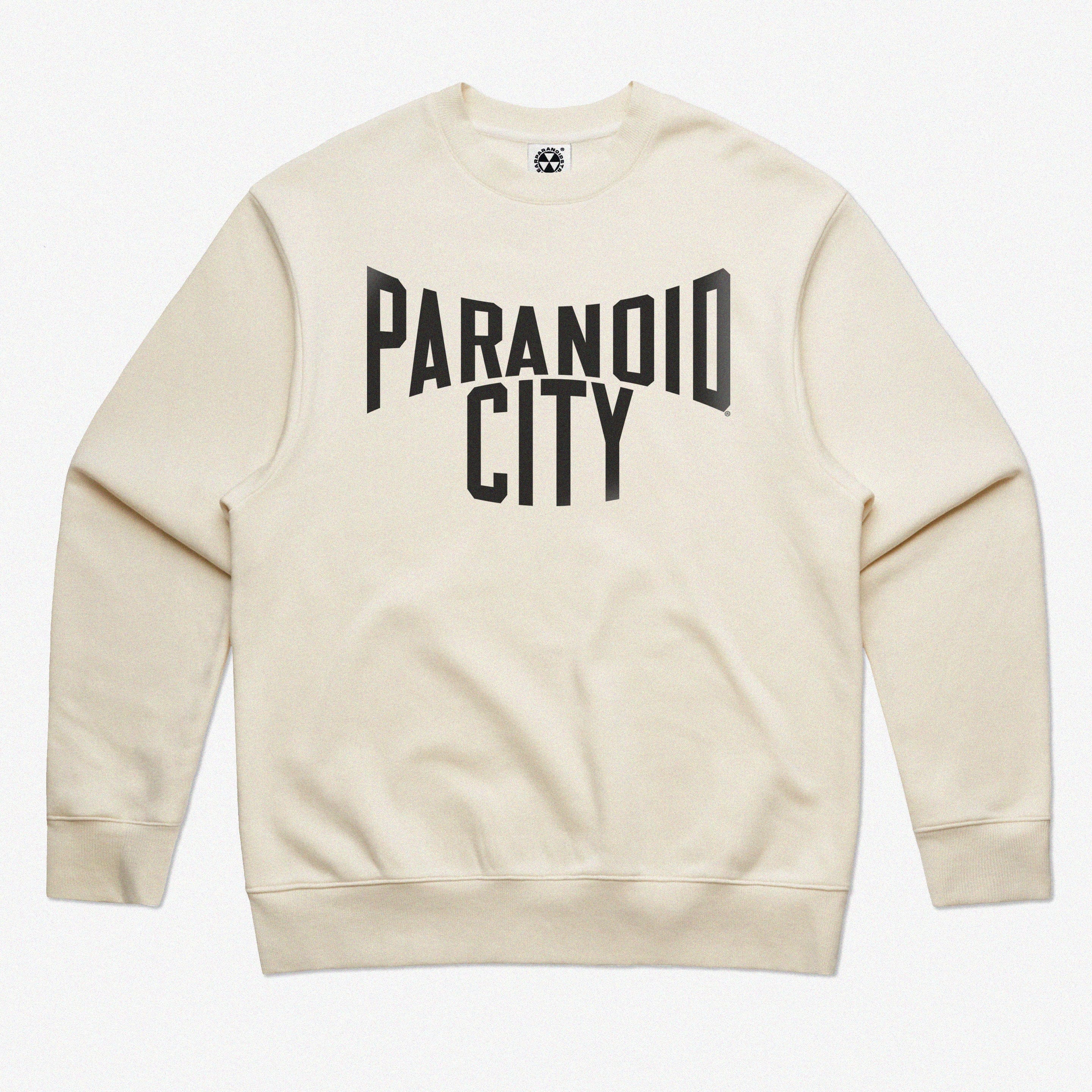PARANOID CITY PREMIUM HEAVYWEIGHT CREWNECK SWEATER