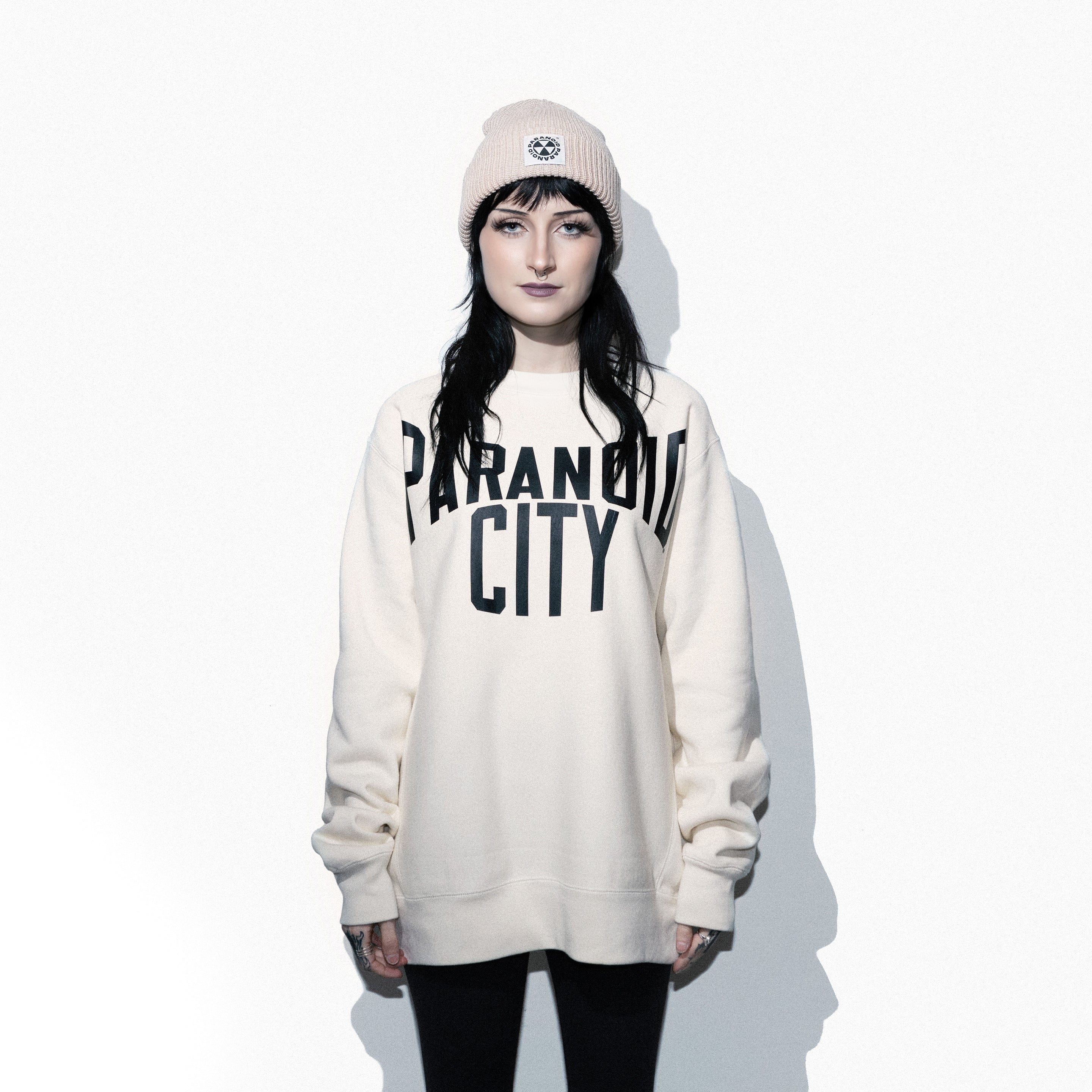 PARANOID CITY PREMIUM HEAVYWEIGHT CREWNECK SWEATER