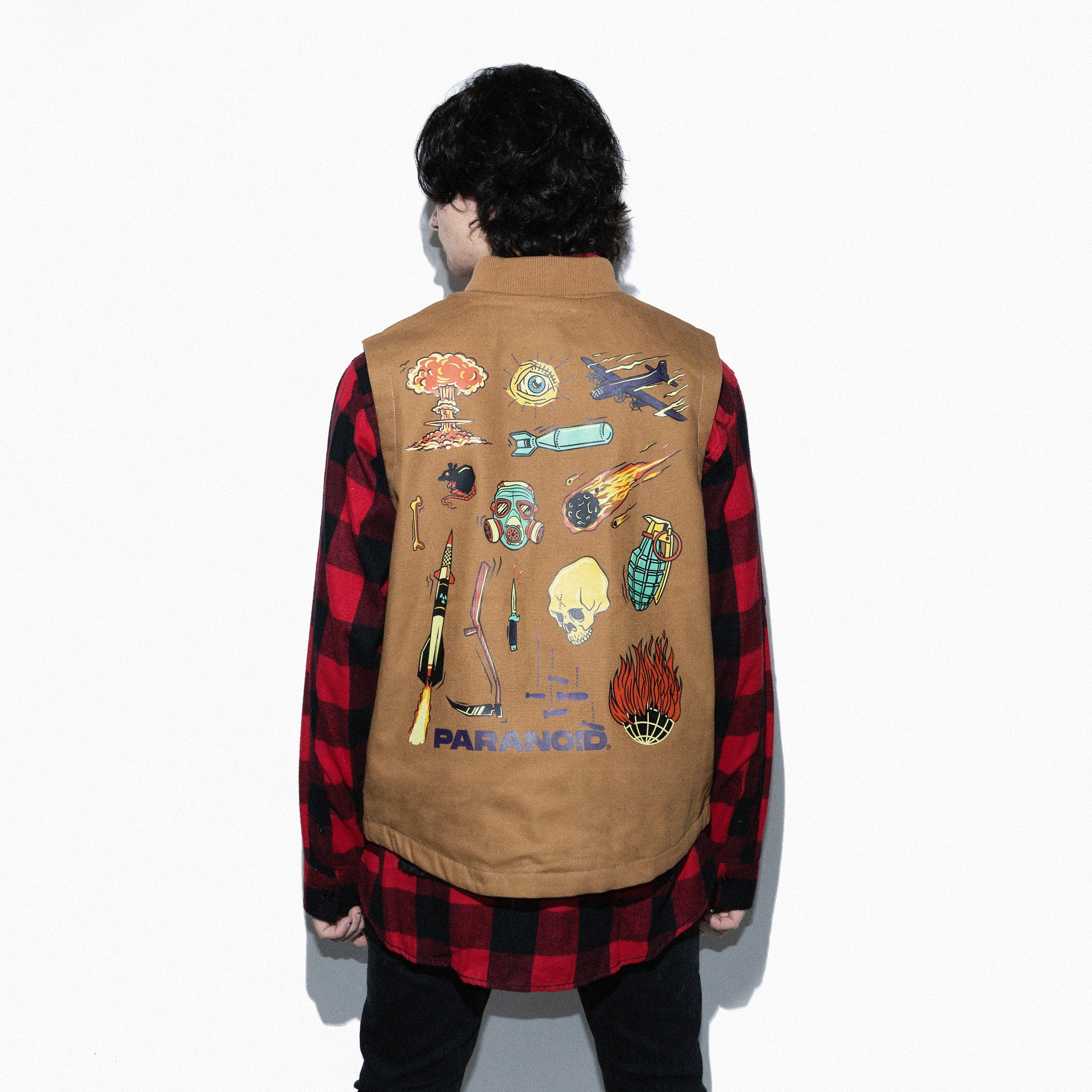 WONDERFUL WORLD INSULATED CANVAS WORK VEST