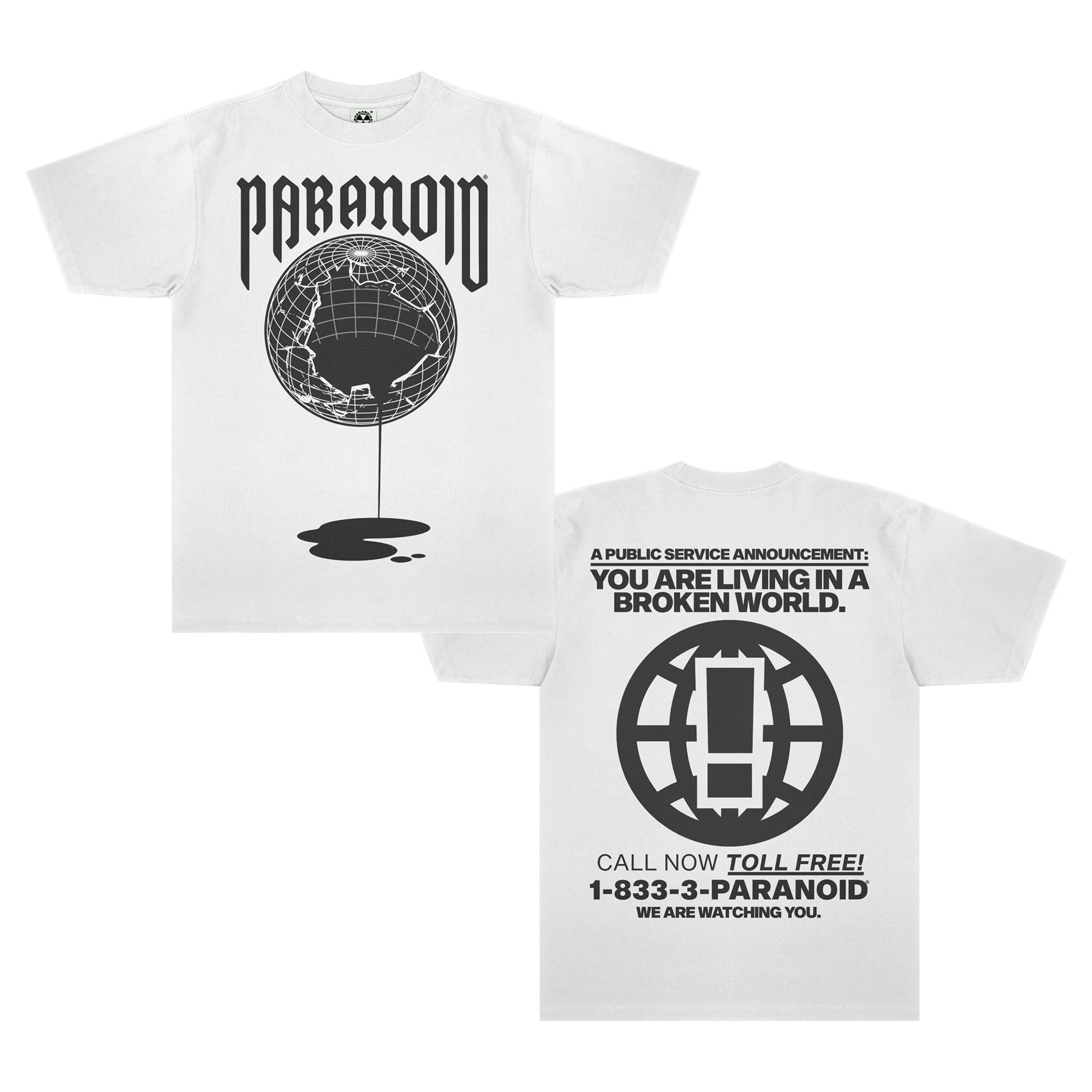 専用PARANOID タイダイ クルーネック Tシャツ PARANOID（パラノイド