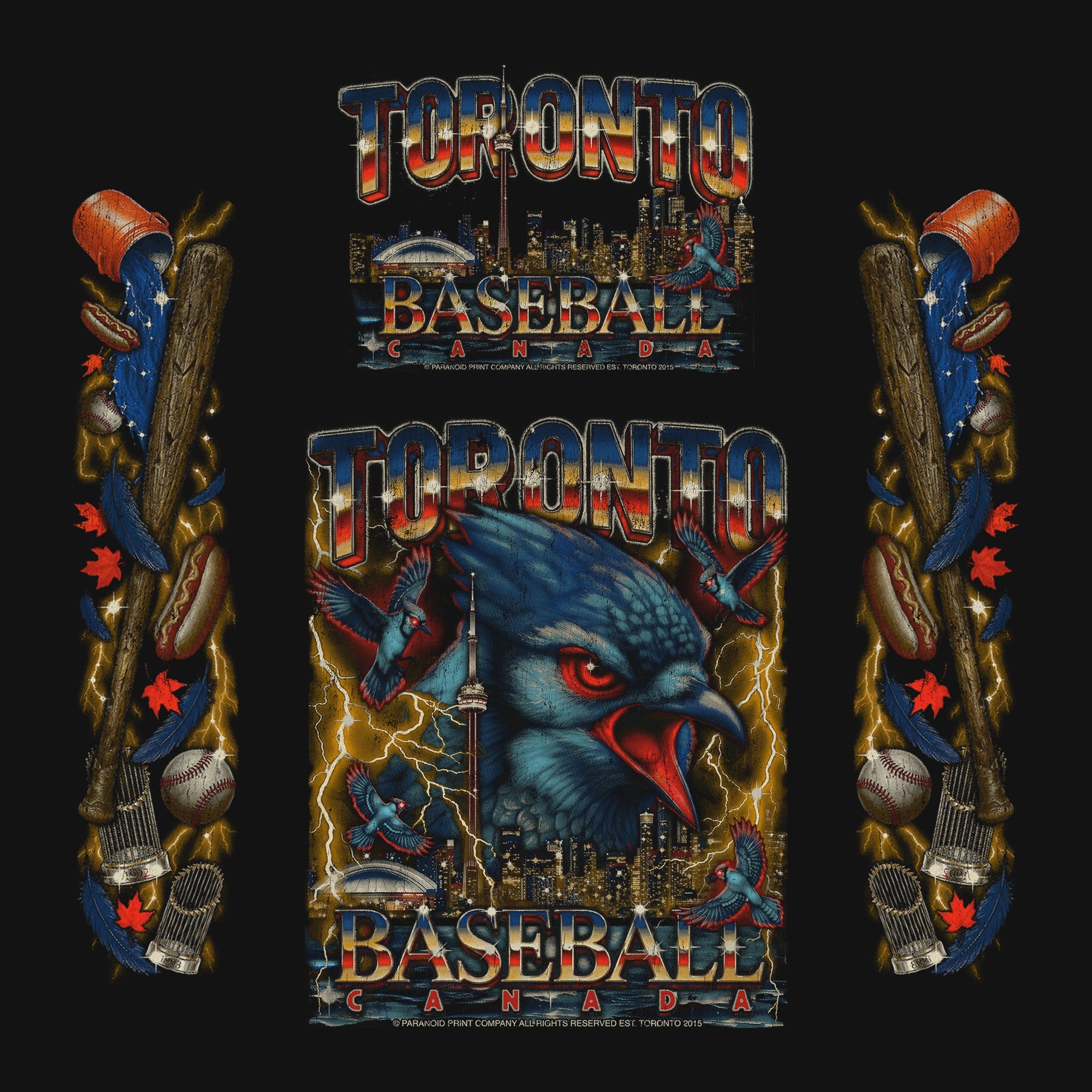 TORONTO BASEBALL SUPER HEAVY PREMIUM HOODIE