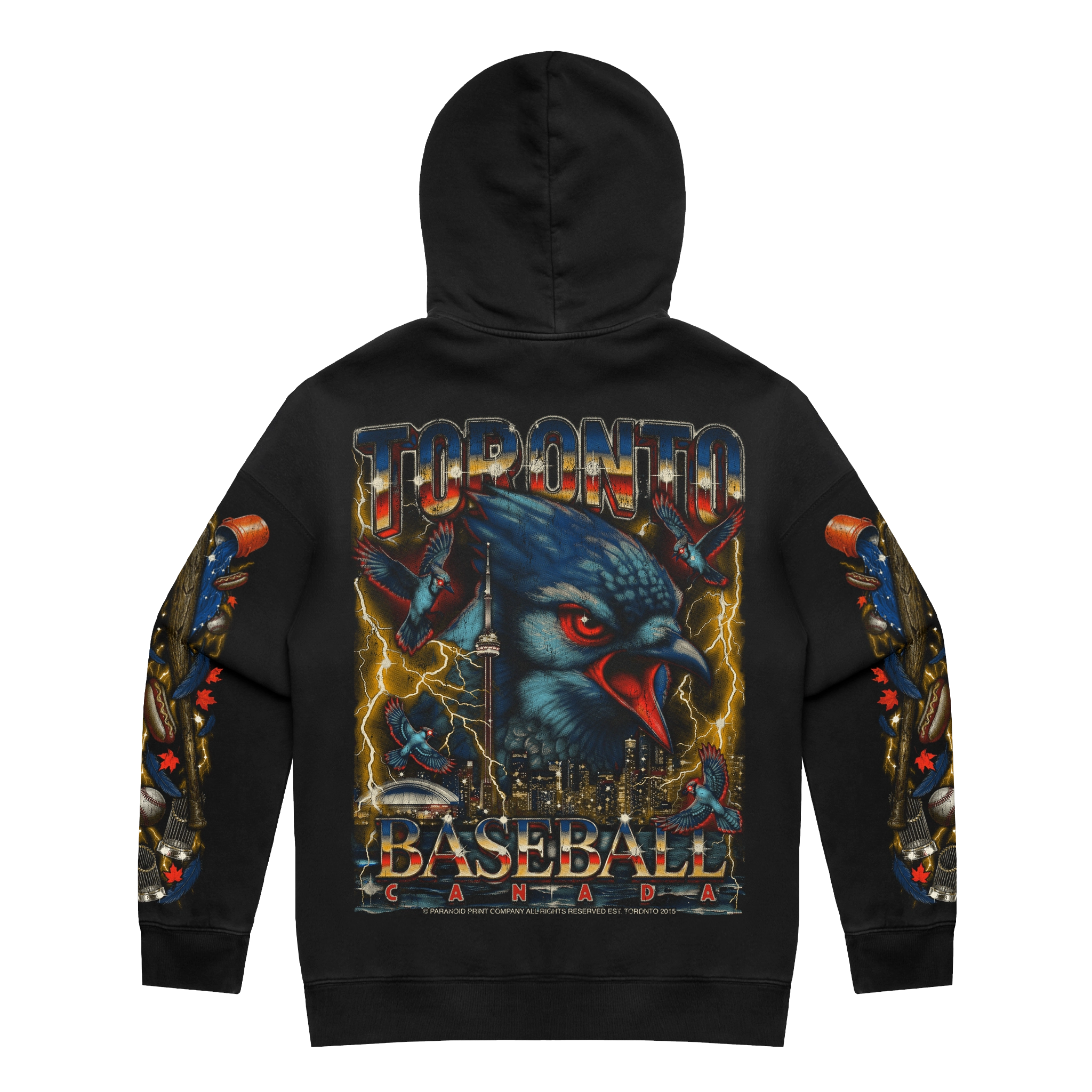 TORONTO BASEBALL SUPER HEAVY PREMIUM HOODIE
