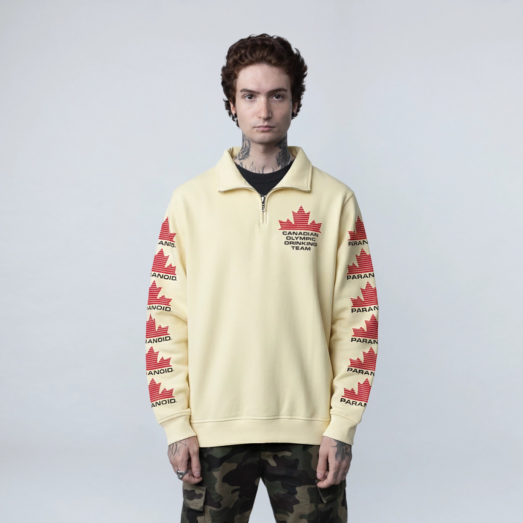 TEAM CANADA MIDWEIGHT QUARTER ZIP