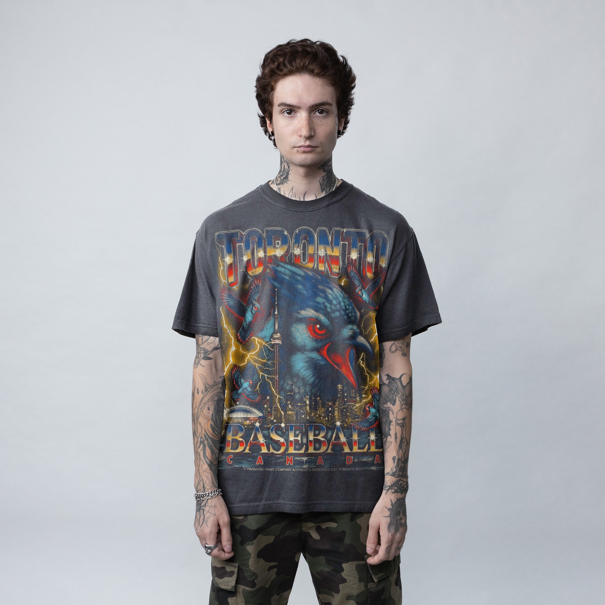 TORONTO BASEBALL PREMIUM T-SHIRT (Vintage Black)