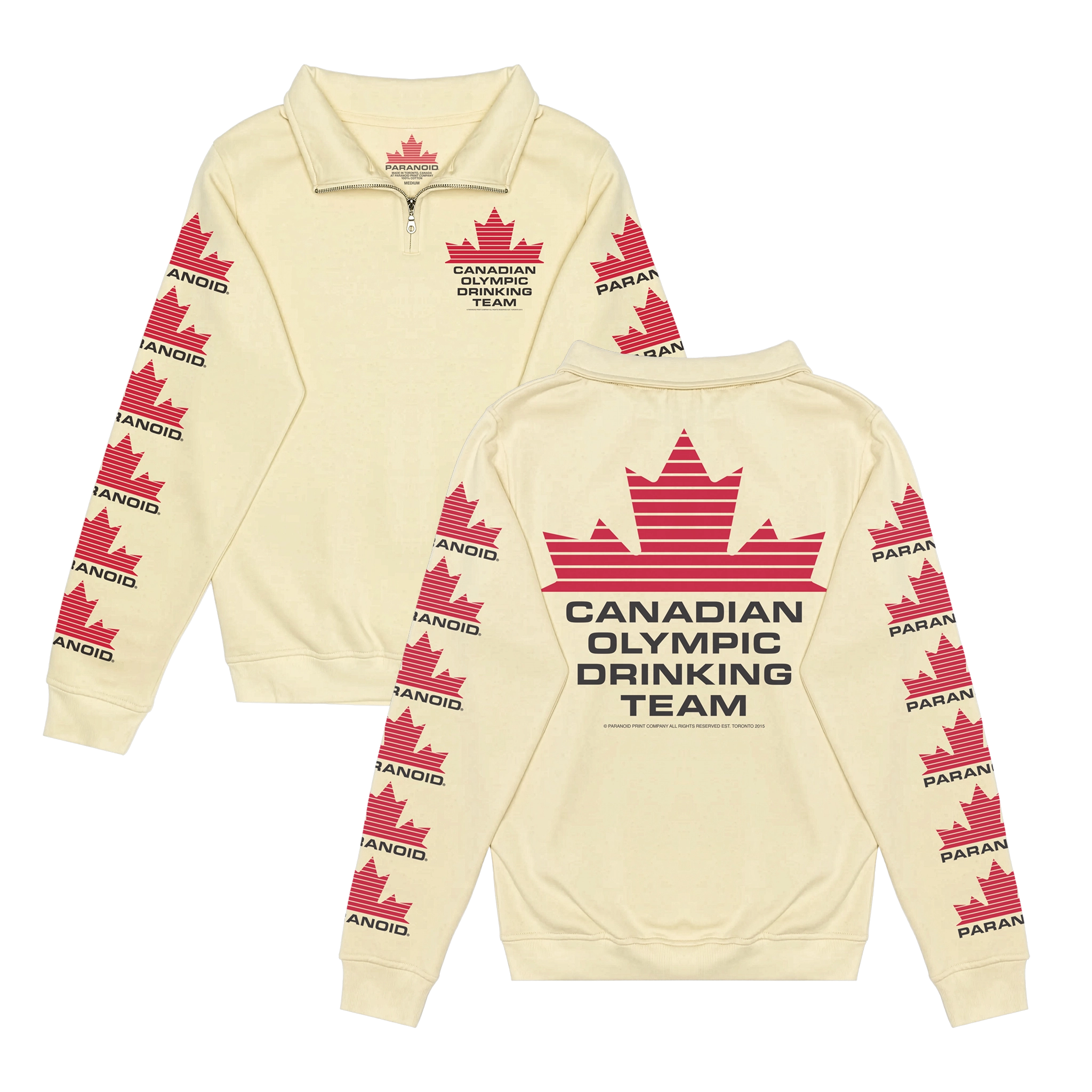 TEAM CANADA MIDWEIGHT QUARTER ZIP