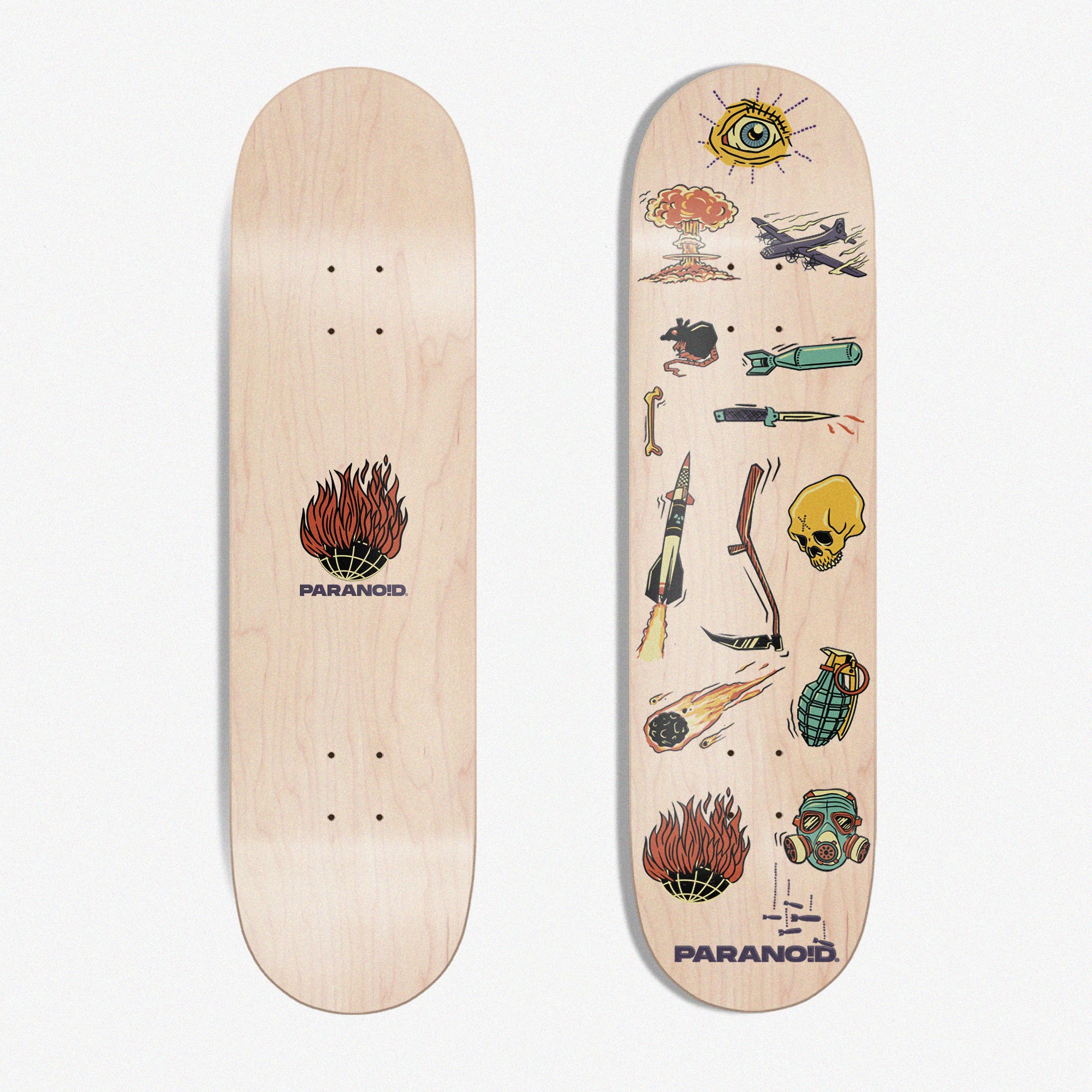 WONDERFUL WORLD SKATEBOARD DECK (OPTIONAL WALL MOUNT)