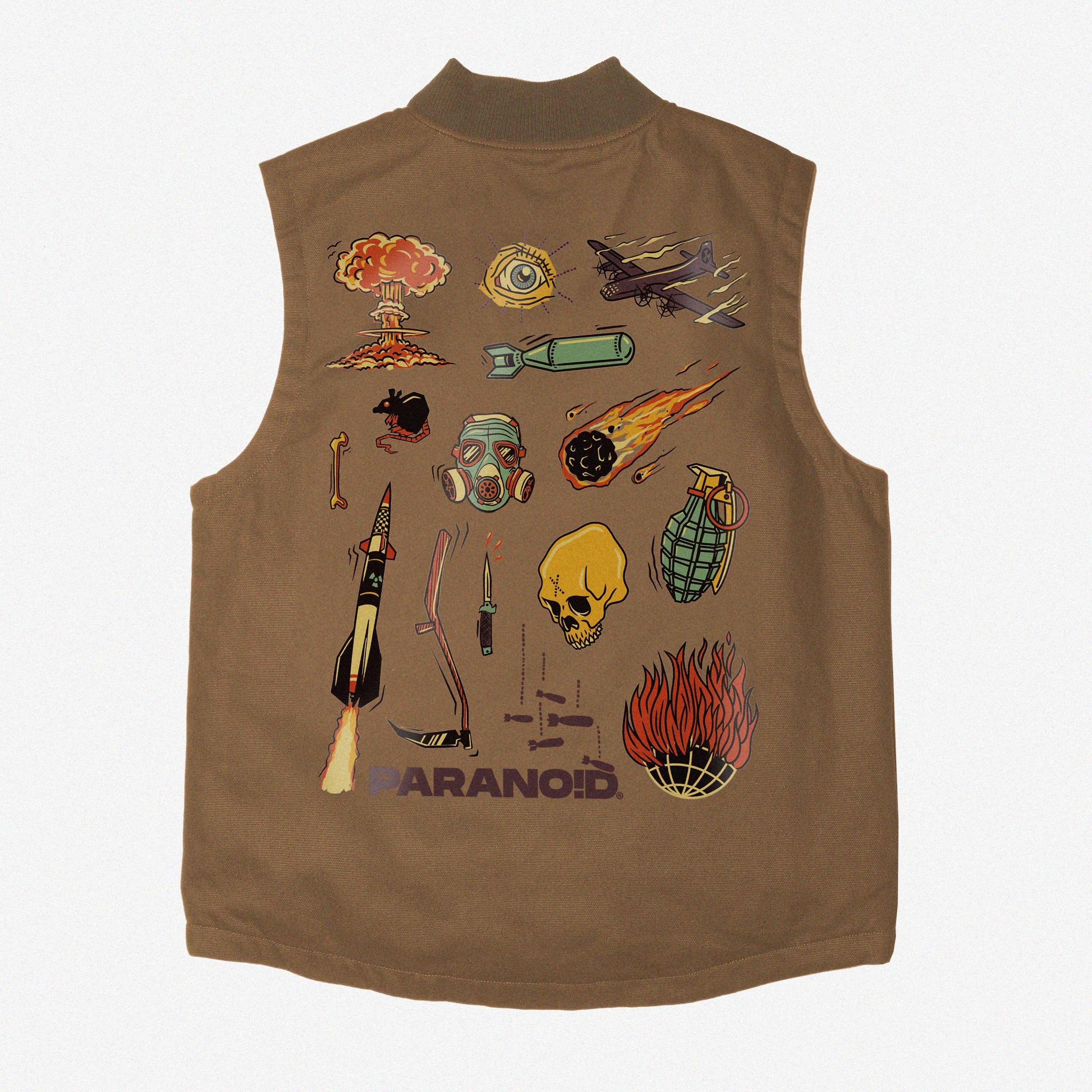 WONDERFUL WORLD INSULATED CANVAS WORK VEST