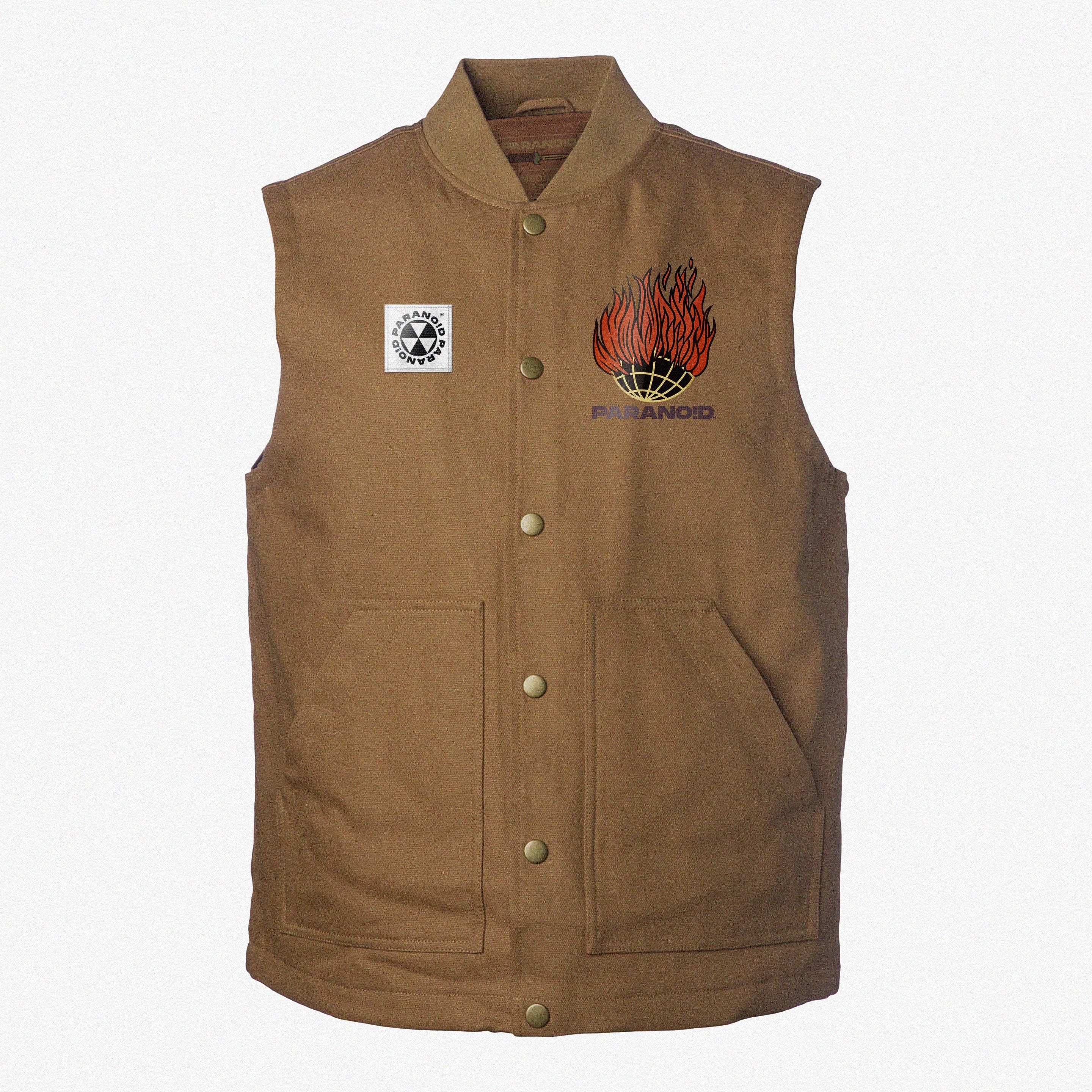 WONDERFUL WORLD INSULATED CANVAS WORK VEST