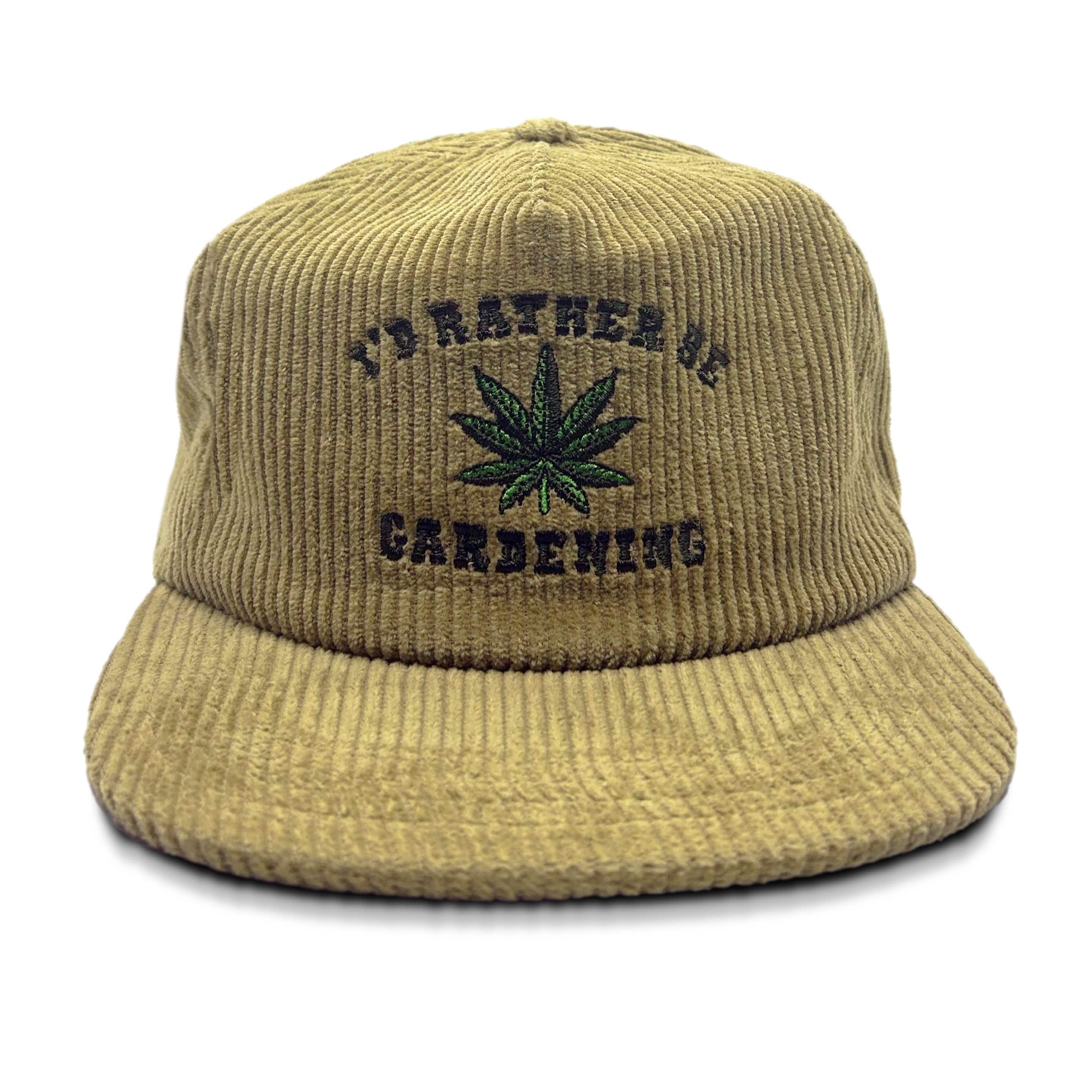 'GARDENING' CORDUROY HAT