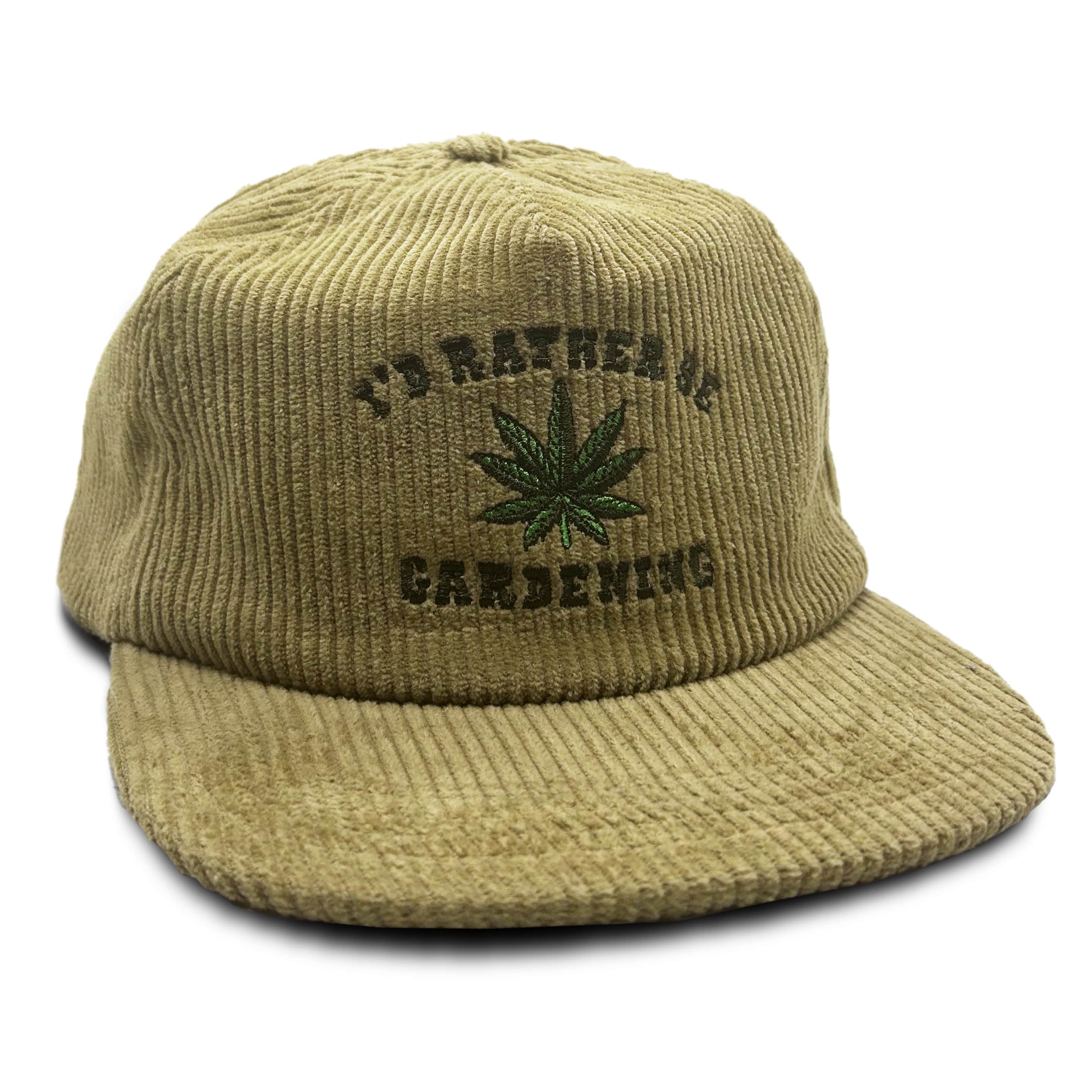 'GARDENING' CORDUROY HAT