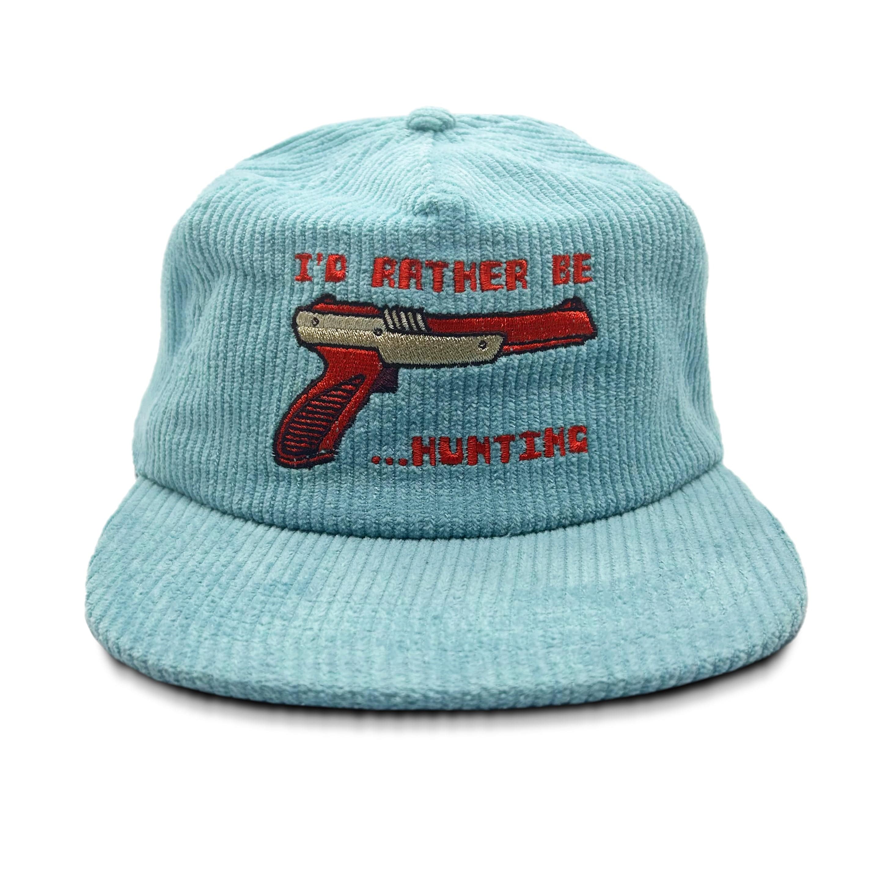 'HUNTING' CORDUROY HAT