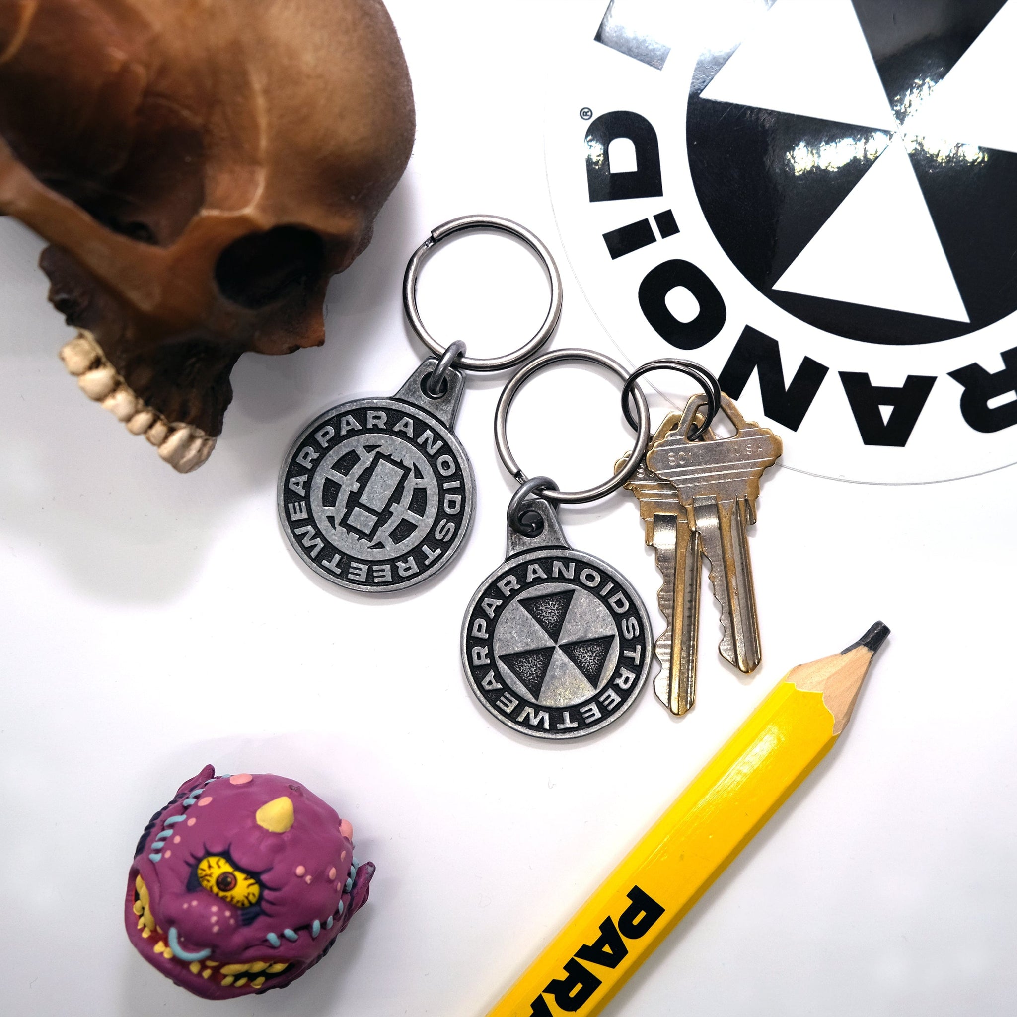 DOUBLE-SIDED KEYCHAIN