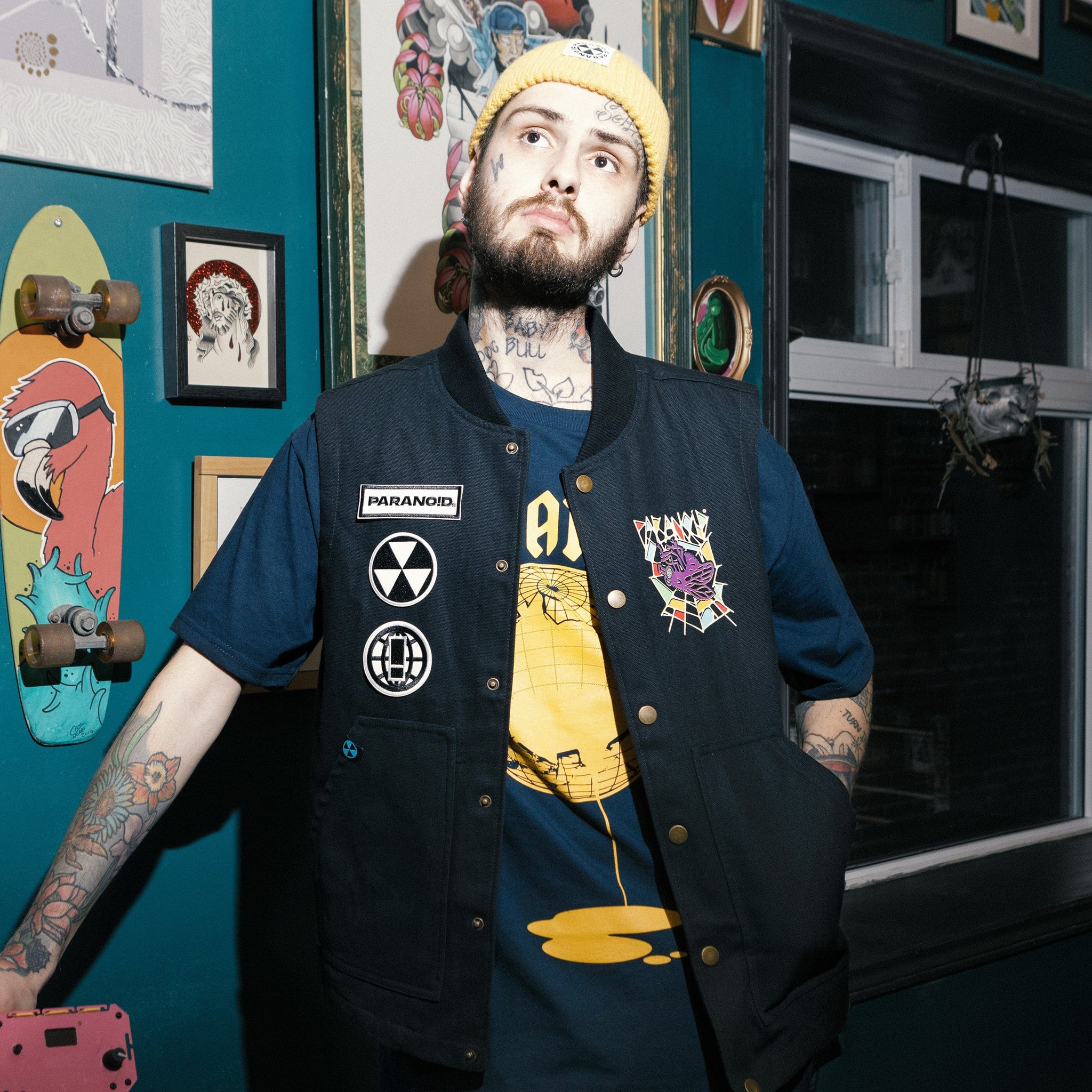 MUSTARD FALLOUT BEANIE