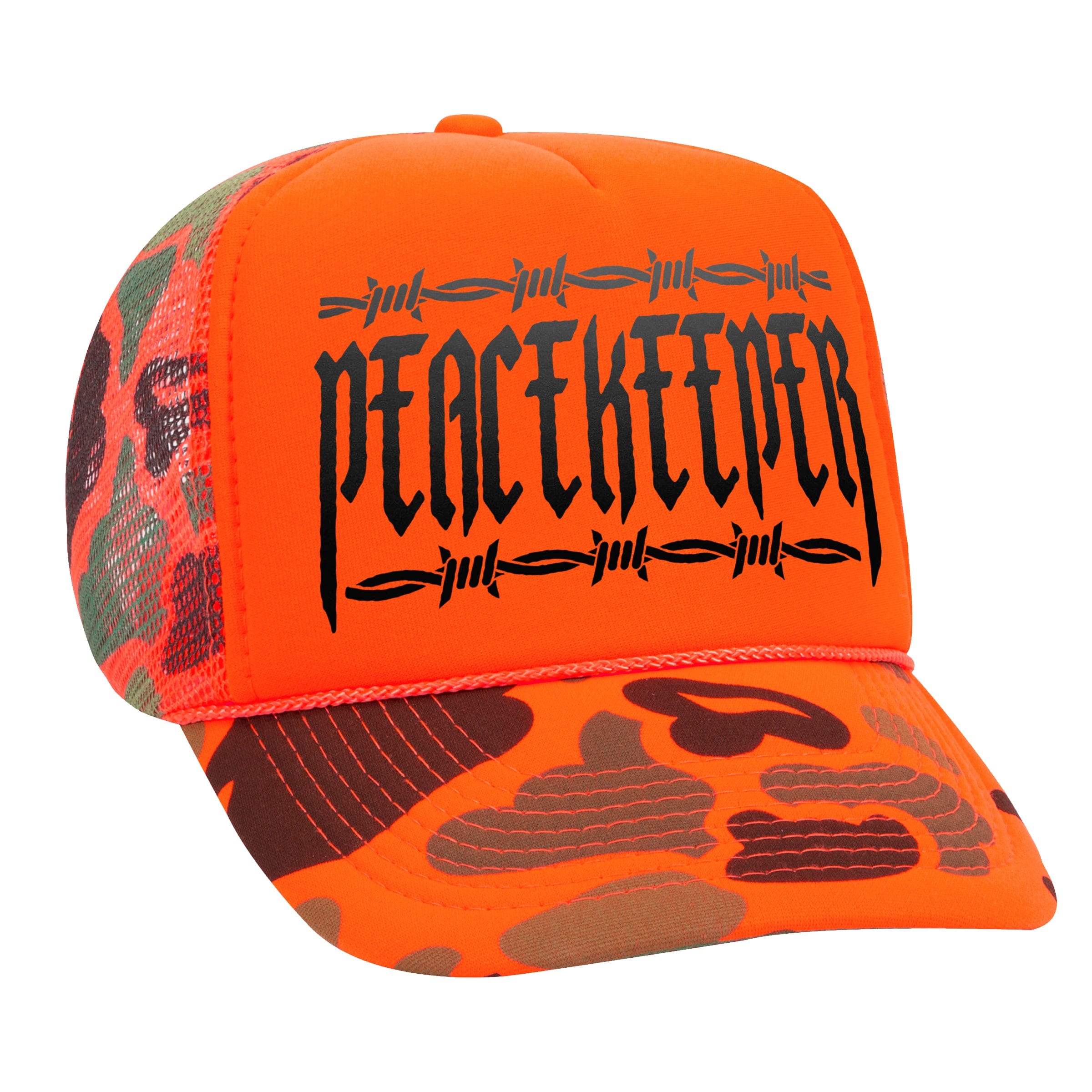 NEON 'PEACEKEEPER' TRUCKER HAT